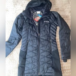 long Columbia winter jacket Omni heat